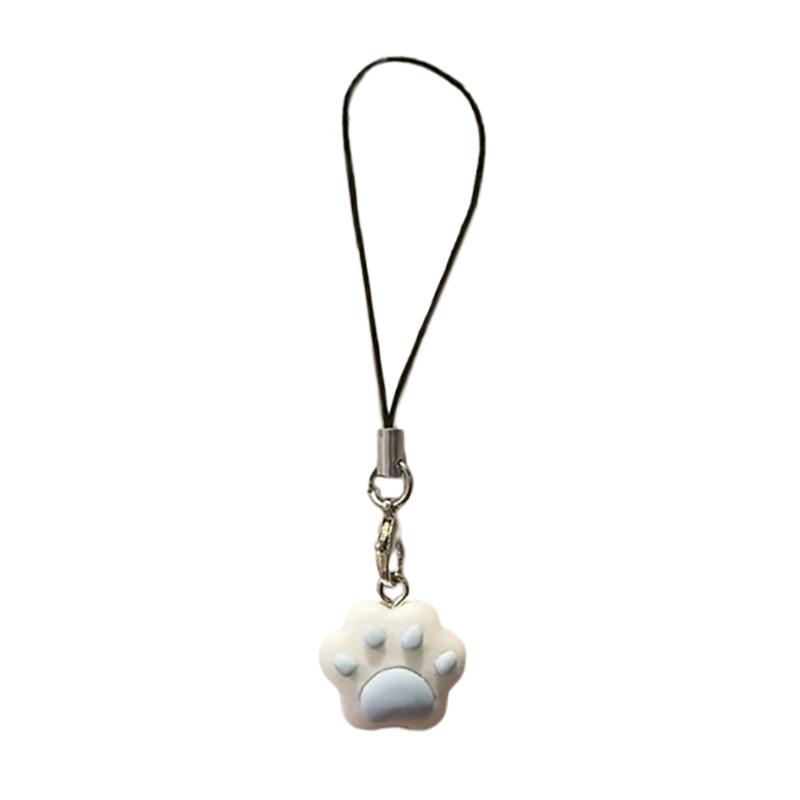 1 Pezzo Borsa Multifunzionale Portachiavi Decorativo Zampe di Gatto Carine Ciondolo a Forma di Telefono Chiavetta USB Accessorio per Zaino