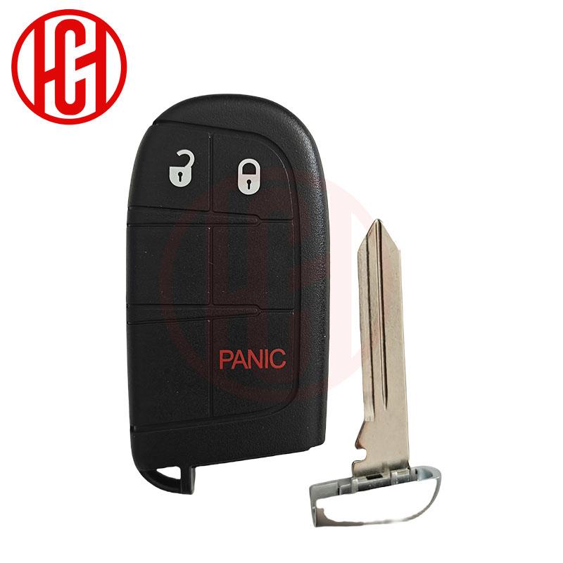 Car Smart Key Case Shell For Jeep Cherokee Dodge Ram 1500 Journey Charger Dart Challenger Durango Chrysler 300 CY24 Blade
