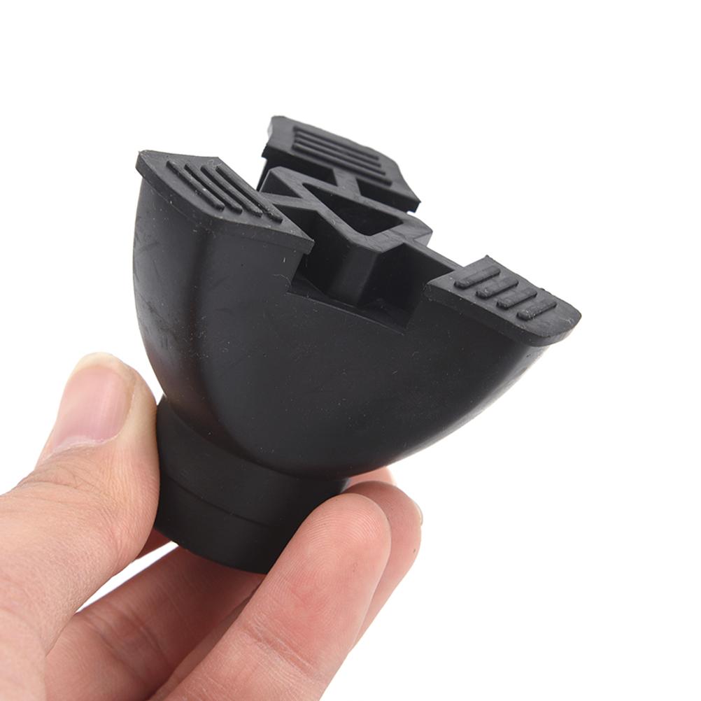 

1pc Walking Stick End Tripod Cane Tip Self Standing Rubber Bob-slip End Bottom чорний