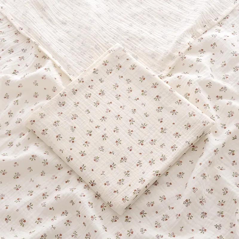 Newborn Baby Cotton Blanket Summer Bedding Babies Stuff  Throw Blanket Muslin Squares Receiving Blanket