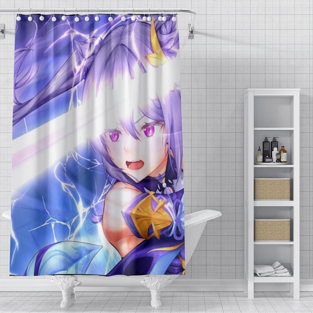 Home Duschvorhänge Für Badezimmer Landschaft Tiere Wasserdichter Stoff Badezimmervorhänge Moderner Duschvorhang 180X200 240X200