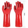 Thickened Frosted Non-slip Waterproof Oil-resistant Terry Cloth Acid & Alkali Resistant PVC Industrial Gloves