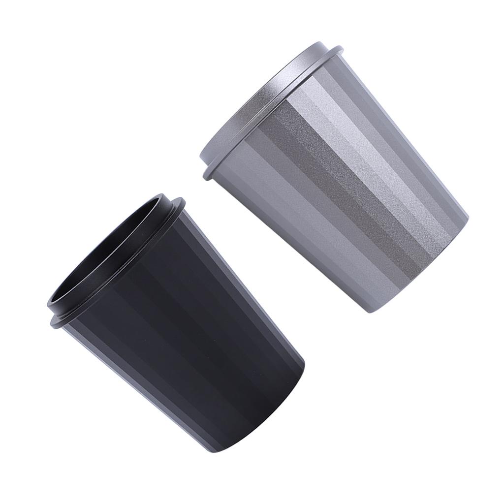 Cup Powder Feeder Multi Purpose Aluminum Alloy 51mm Easy To Clean Polished Inner Wall Coffee Dosing Cup for Bean Grinder