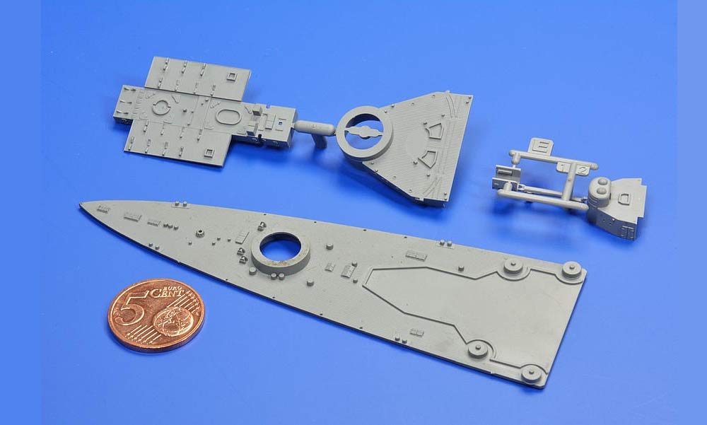 Kajika 1/700 Japanese Navy Super-Dreadnought Battlecruiser Kongo 1914 Plastic Model Kit KJKKM70001