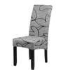 Floral Print Stretch Chair Cover For Dining Room Office Banquet Elastic Armchair Protector Slipcover