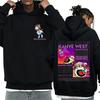 Hot Sale Kanye West Graduation Bear Hip Hop Print Hoodie 2024 Men Women Vintage Casual Streetwear Unisex Fleece Long Sleeve Tops