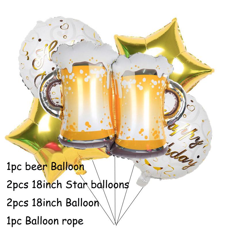 Oktoberfest Party Classic Beer Carnival Festival Disposable Tableware Paper Plates Cups Birthday Balloons Decoration Supplies