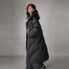 ELLE French Casual Basic Loose Versatile Long Sleeve Hooded Warm Long Puffer Coat Women Outerwear EY52082