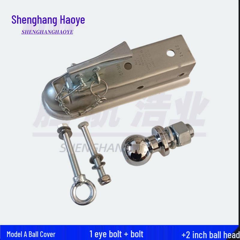 Anti-Detachment Wear-Resistant Cast Steel Trailer Tow Ball Cover for RVs & Boats