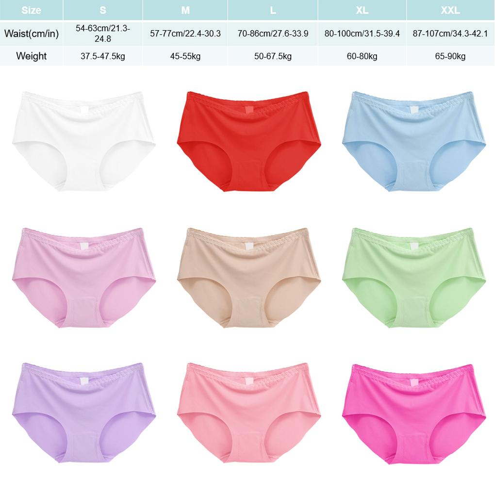 Women's Summer Breathable Stretchy Underwear Panties Briefs Knickers Underpants