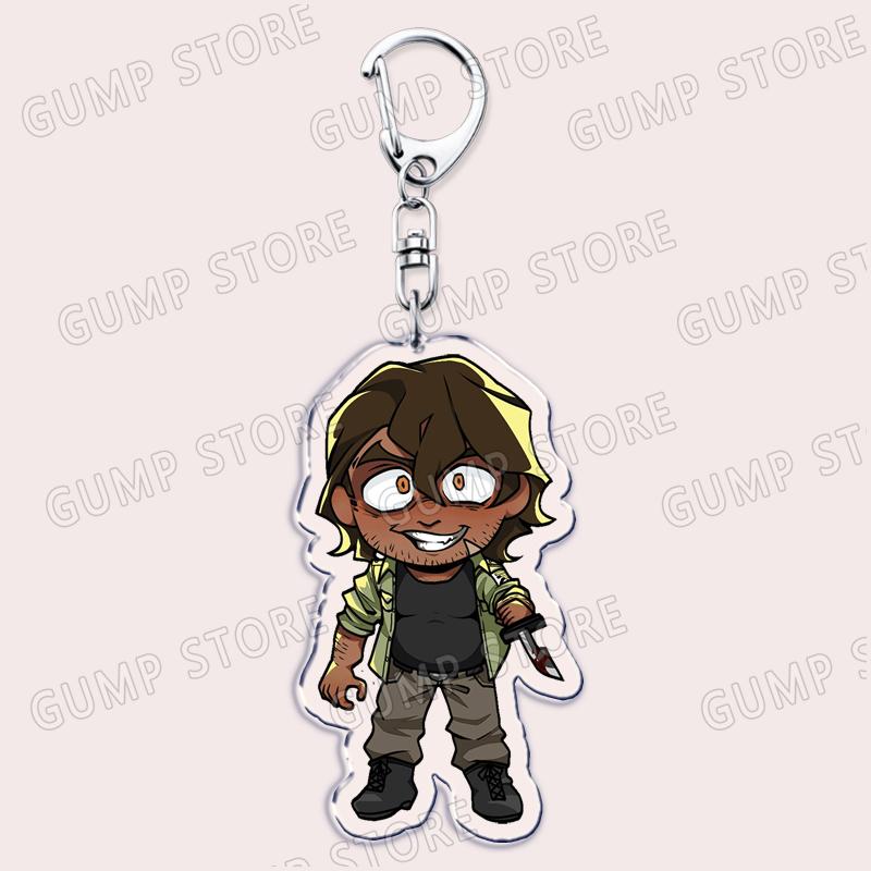 Game YKMET Boyfriend To Death Keychain for Accessories Cute Pet Strade Ren Lawrence Keyring Jewelry Friends Fans Gamers Gifts