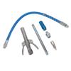 Grease Gun Coupler Kit Extended Locking Set with Adaptor High Pressure Manual Pneumatic Electric