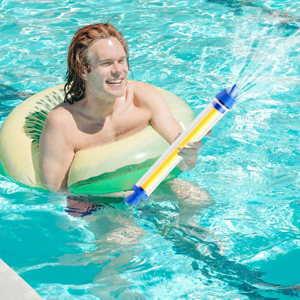 1 Stück Sommer-Feuerwerk-Wasserpistole, Perfektes Geschenk für Wasserballon-Schlachten und Strandaktivitäten, Große Zug-Springbrunnen-Wasserpistole