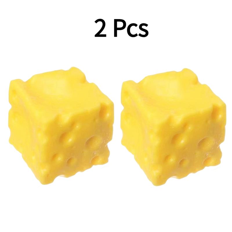 1Pcs Cube Cheese Squeeze Toys Slow Rebound Push Stress Relief Sensory Toy Slow Rebound Shapeable Venting Ball For Kids Gifts
