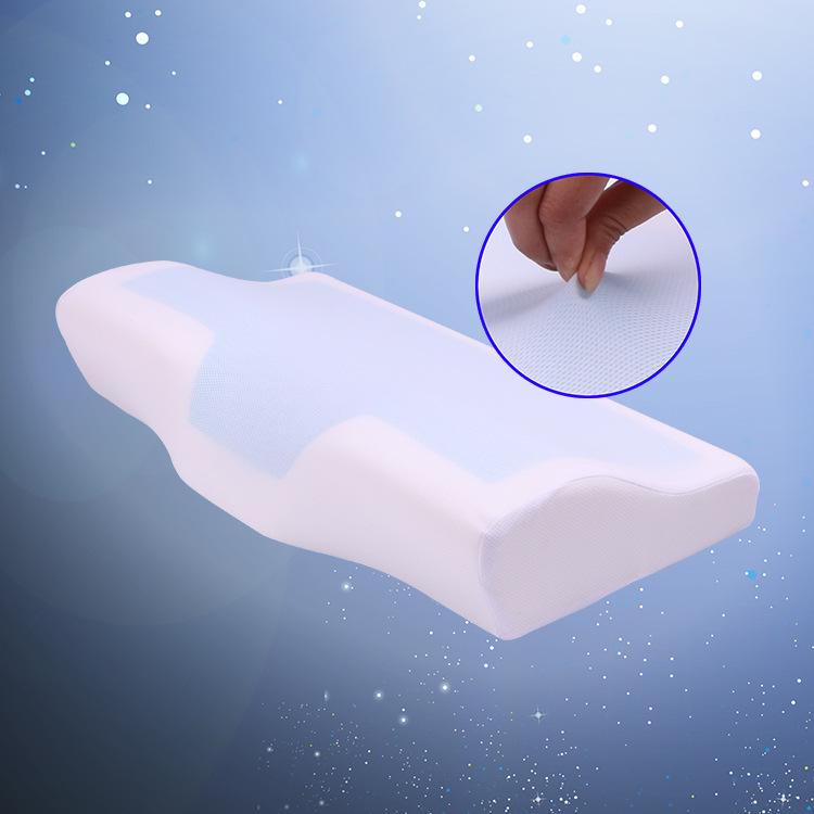 Gel Memory Foam Butterfly Pillow - Slow Rebound, Cool Touch Summer Sleeping Cushion