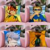 Axel Blaze Feuersturm Inazuma Eleven Anime Kissenbezug Milbendicht Kissenbezug Verdeckter Reißverschluss Seidig kurzer Plüsch Sofakissen c
