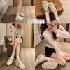 [sheii]~ Women's Shoes Spring and Summer Open Smile Platform Casual Canvas Board Shoes Women's White Shoes