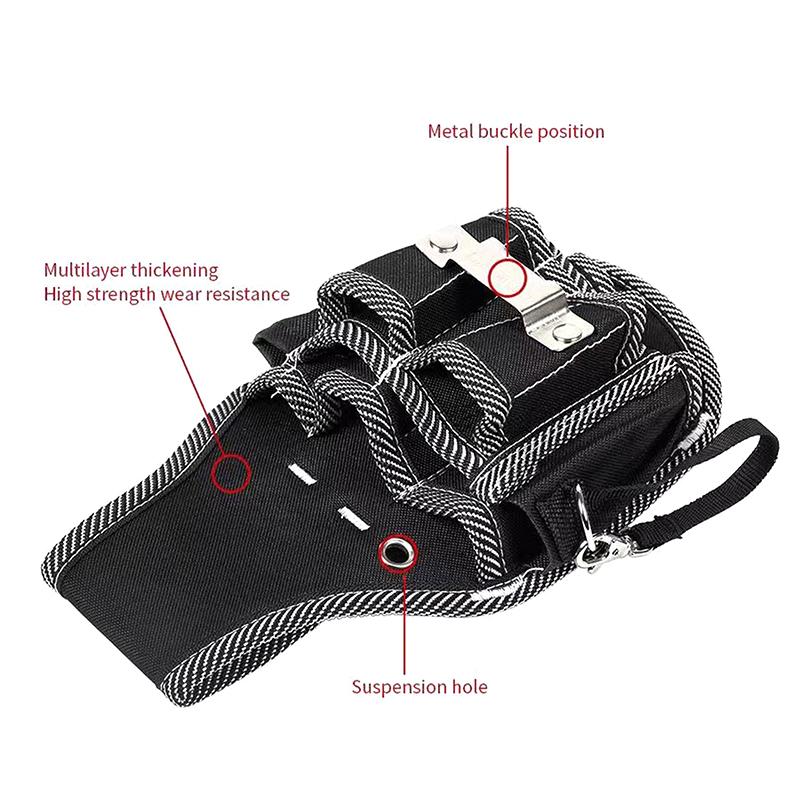 Multifunctional Nylon Fabric Tool Belt Screwdriver Kit Holder Tool Bag Pocket Pouch Bag