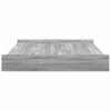 Storage Bed Frame Grey Sonoma 180 x 200 cm