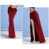 Elegant High Waist Belly Dance Skirt With Side Slit Soft Comfortable Fabric For Women Practice And Performances