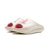 LOL X Li Ning Sports Life Collection Slip Resistant Odor Resistant Abrasion Resistant Slide Slippers Unisex Ecru AGAU027-1