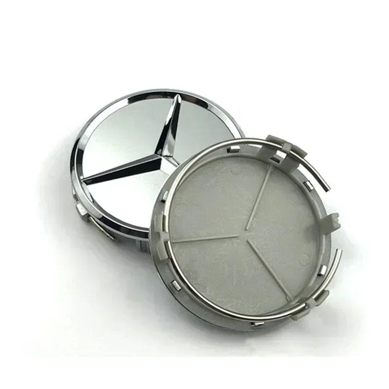 Car Sticker 75mm Car Emblem Wheel Hub Rim Center Cover for Mercedes Benz W203 W204 W205 W209 W210 W211 W212 W176 W166 W163 W221