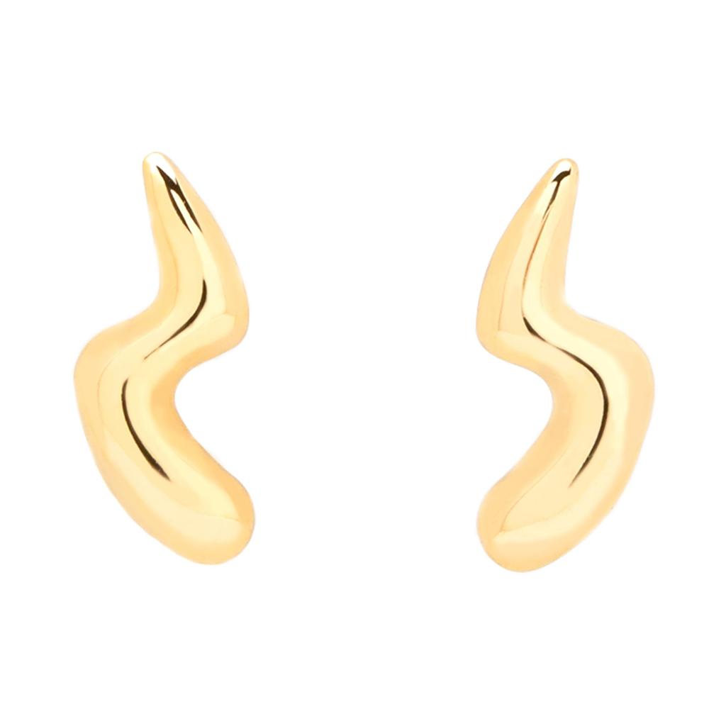 ESTELLE [Official] Women's Earrings, 10K Yellow Gold, 0202-3558-0019-0000