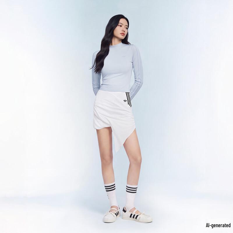 adidas Originals x JENNIE Women's Slim-Fit Long Sleeve Sport T-Shirt