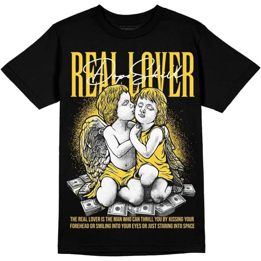 

DopeSkill Graphic Tee Urban Streetwear Hypebeast Hip Hop Men s T-Shirt Sneaker Colour Matching Shirts, Black Yellow - Real Lover, Medium XXXXXL різнокольоровий