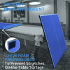 Table tennis table top, 243.84cm x 121.92cm, domestic use, foldable, portable, slip-resistant and wear-resistant, blue