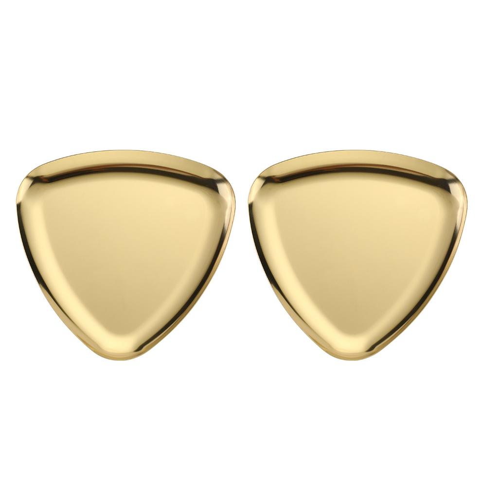 Elegant Triangle Shaped Metal Tray For Jewelry And Cosmetic Storage Decorative Organizer For Home Office Display