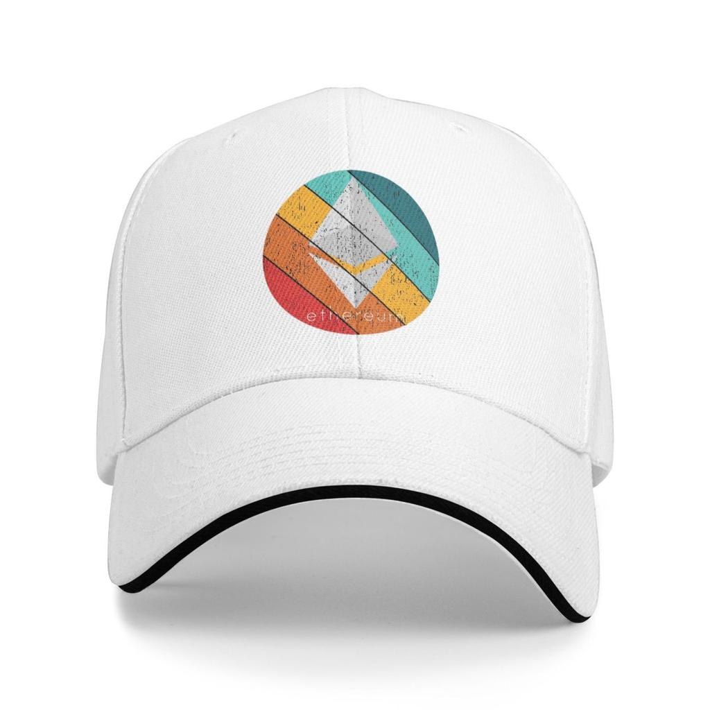 Dark Ethereum Cryptocurrency Sunset Baseball Caps Snapback Baseball Hats Breathable Casual Casquette Outdoor for Men And Women