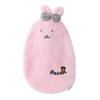 Cartoon Hot Water Bottle with Rabbit Plush Cover Explosion Proof Warm Water Bag Removable Hot Water Bottle Cover