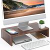 FITUEYES Monitor Desk Desk Width Desktop Computer Monitor PC Monitor Computer Laptop Stand DT104203WB Stand, Stand, Rack, Wooden, 425mm, Storage,
