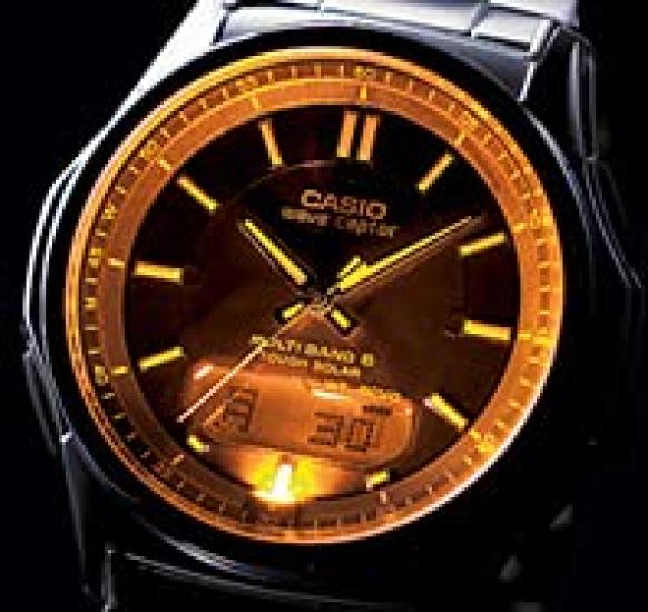 CASIO WAVE CEPTOR Orologio Solare Radiocontrollato Mondiale WVA-M630D-1A2JF da Uomo Analogico-Digitale Acciaio Inossidabile Multi-Band 6 Tough Solar Quadrante Nero