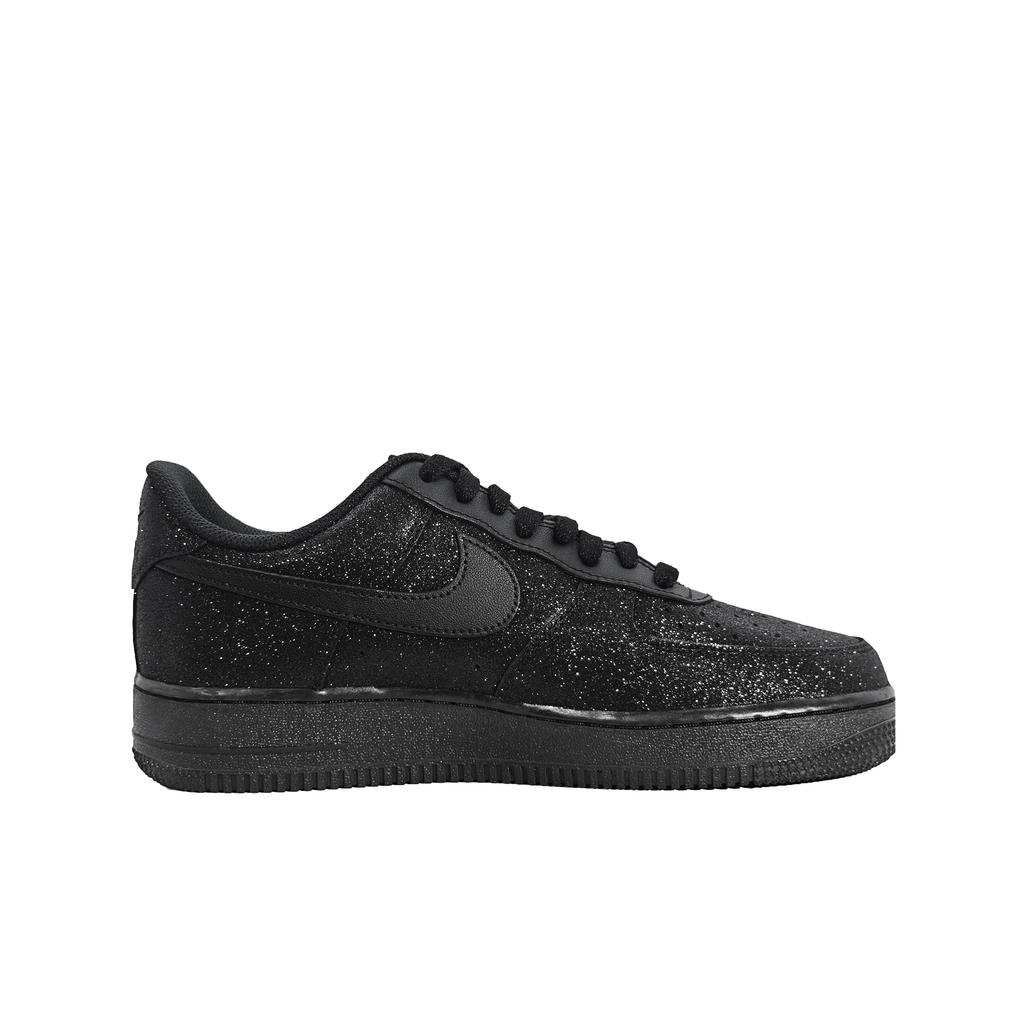 Nike Air Force 1 Baby's Breath Low Top Skateboard Shoes Unisex Black Gold CW2288-001(Team133-)