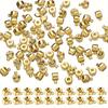 Coppers 20pcs 3x4mm Positioning Buckles Clasps with Bead Caps - DIY Jewelry Connectors, Necklace & Bracelet Closure Buckles - Ideal for DIY Connection