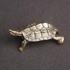Retro Brass Longevity Tortoise Desktop Ornaments Copper Animal Craft Decorations