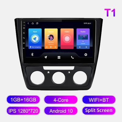 Android-Autoradio für Skoda Yeti 2009–2018 Multimedia-Player Head Unit Stereo GPS Navigation BT WIFI 1 + 16 GB