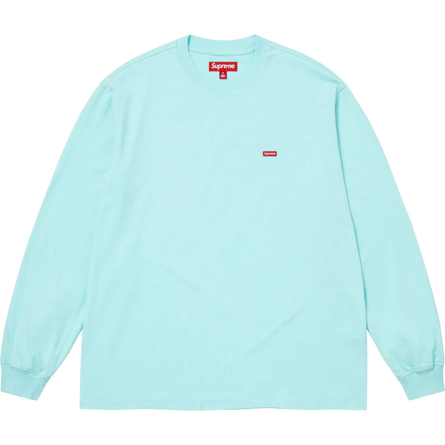 Supreme Small Box L/S Tee (26SS) Cyan M