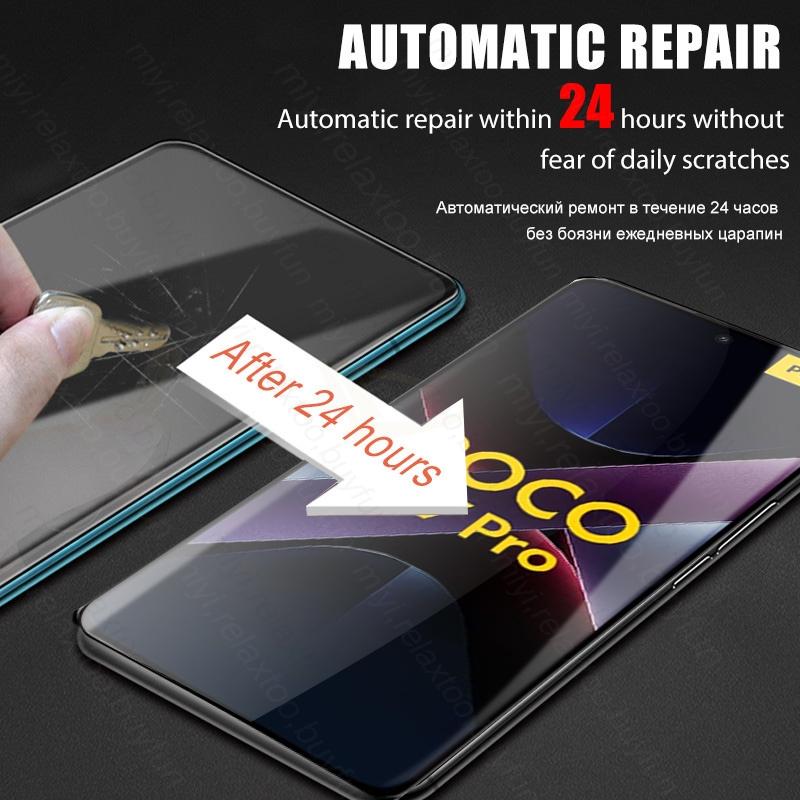 2Pcs 999D Soft Hydrogel Film For Xiaomi Poco X7 X8 Pro Max 5G Case Curved Screen Protector Poko Little X 8 ProMax X8Pro X8ProMax