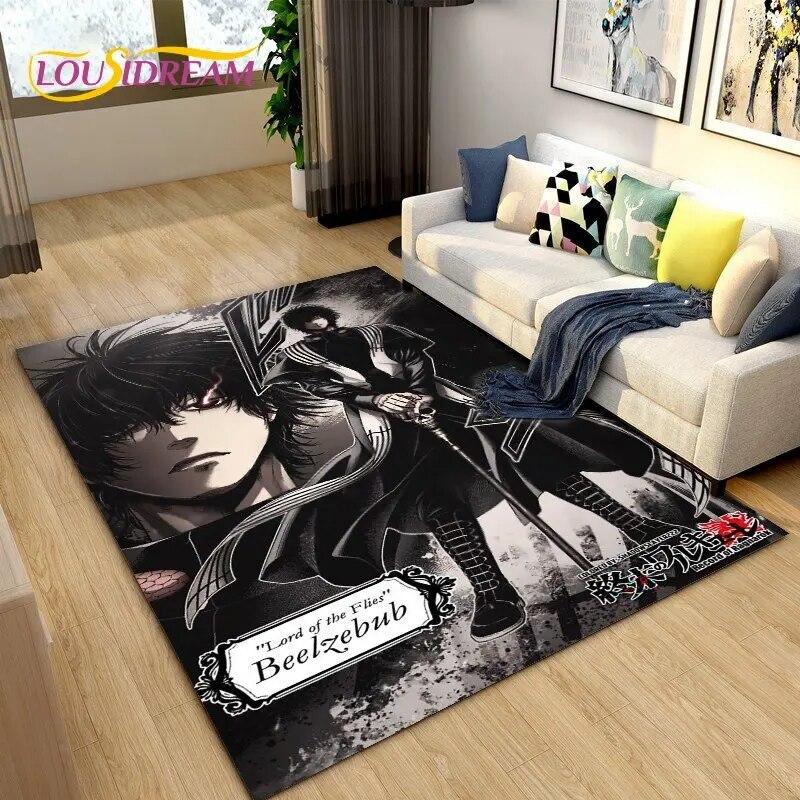 Record of Ragnarok, Cartoon Anime Area Rug,Carpet Rug for Living Room Bedroom Sofa Doormat Decoration,Kids Non-slip Floor Mat