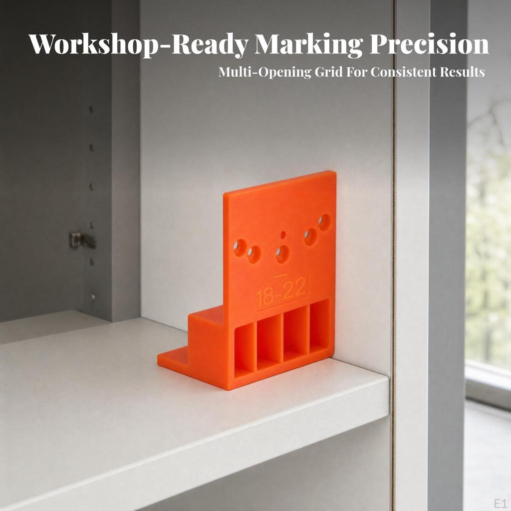2 Pieces Wardrobe Positioning Tool | Stepped LShaped Construction, Easy to Use, Cabinet Door