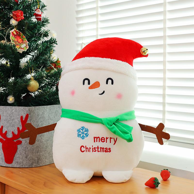 Santa Claus Christmas Plush Toy Snowman Reindeer Stuffed Doll Room Gifts Decor