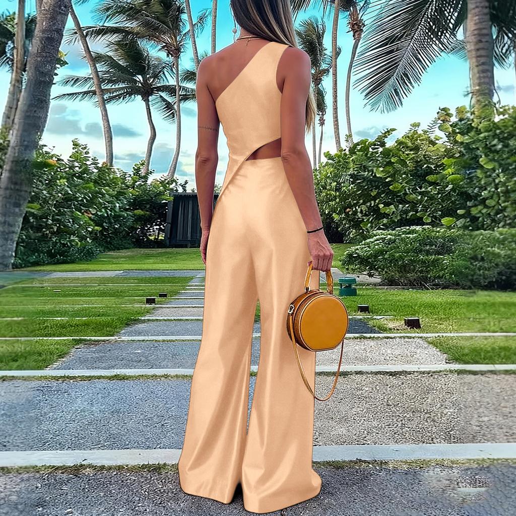 Damen Farbe Lässiges Oberteil und Hose Mode Zweiteiliges Set