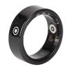 Smart Ring Black Step Counting IP68 Water Proof Smart Sleep Ring with Touch Display Screen Gesture Control for Sports