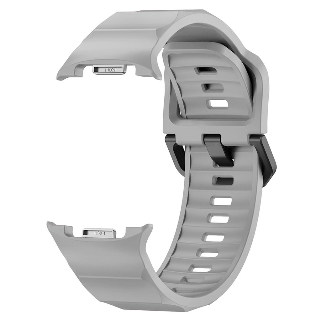 Watch Band for Samsung Galaxy Watch8 44mm/40mm/Watch8 Classic 46mm Wave Shape Silicone Strap