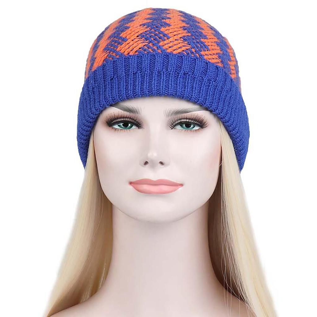 Winter Knitted Cap Warm Wool Cap Fashion Elastic Couple Ski Warm Cap