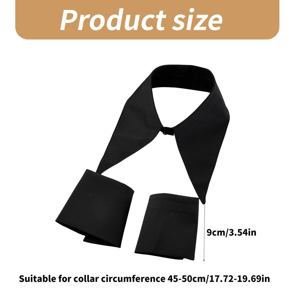 Spisse mansjetter Innsett krage Bluse Spredt jakkeslag Antikk kunst krage Søtt sjal Innsett Dekorativt sjal