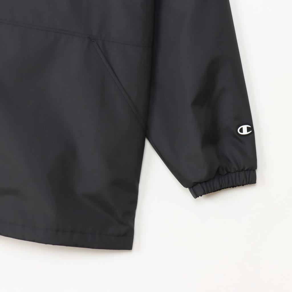 Long Water Thermal Script Zip Hooded Basic Black [Champion] Jacket, Sleeve, Repellent, Windproof, Logo, Jacket, Sports, CW-ASC01, Women's,